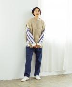 dailyコットン ボーダーミラノバスク